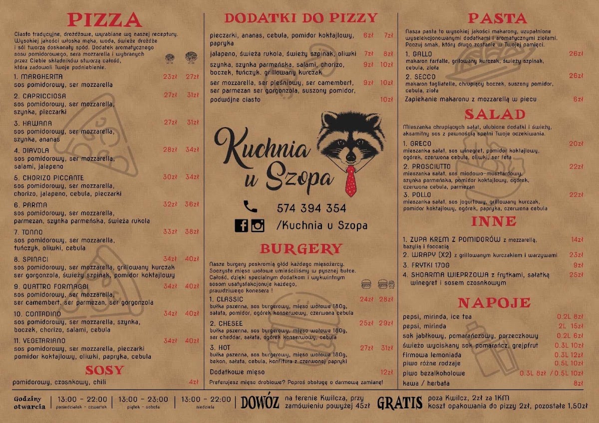 Menu Kuchnia U Szopa-1