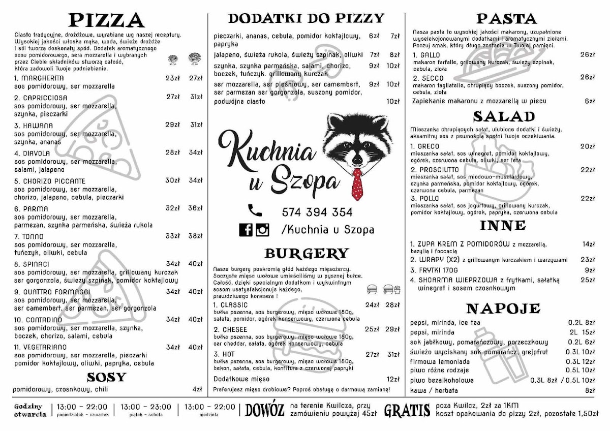 Menu Kuchnia U Szopa-2