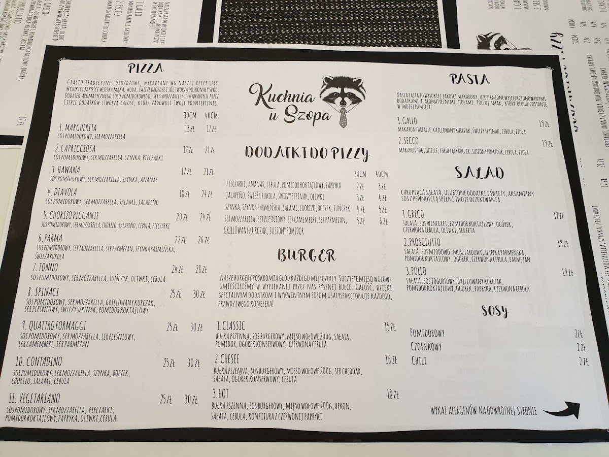 Menu Kuchnia U Szopa-4