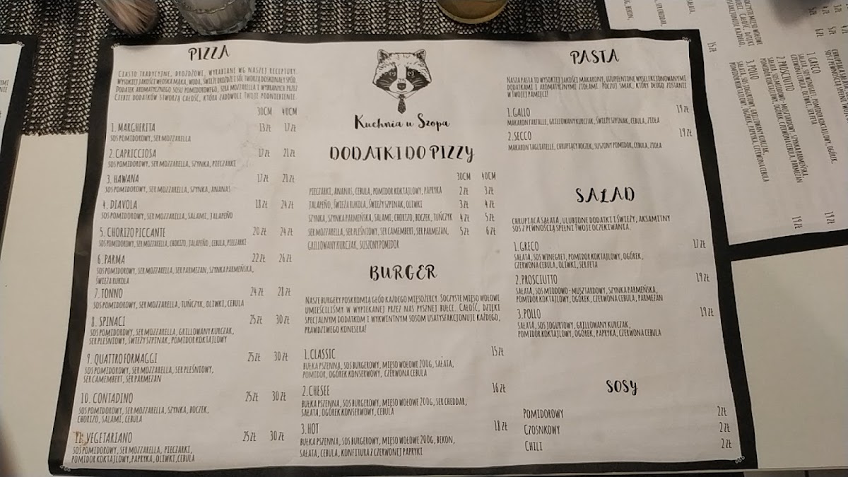 Menu Kuchnia U Szopa-5
